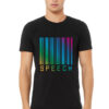 Speech Barcode Unisex Short Sleeve Tee - Image 2